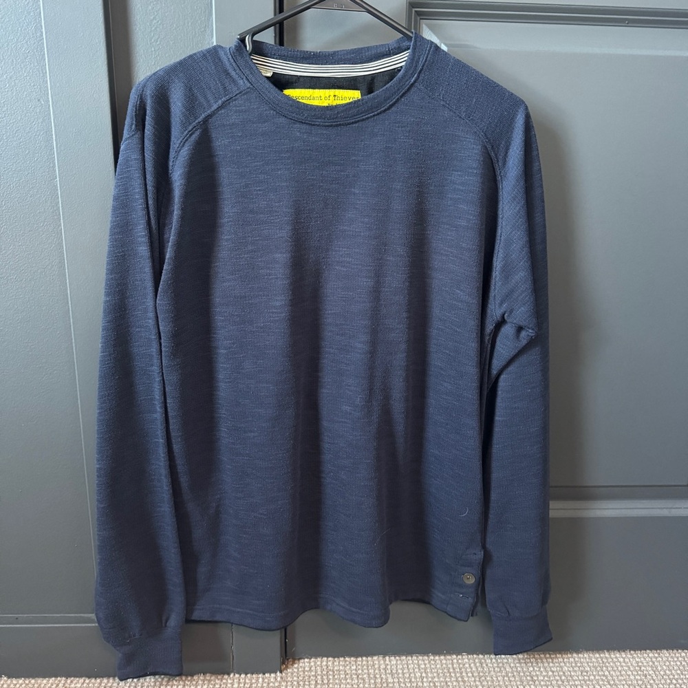Men's Navy Blue Dress Shirt